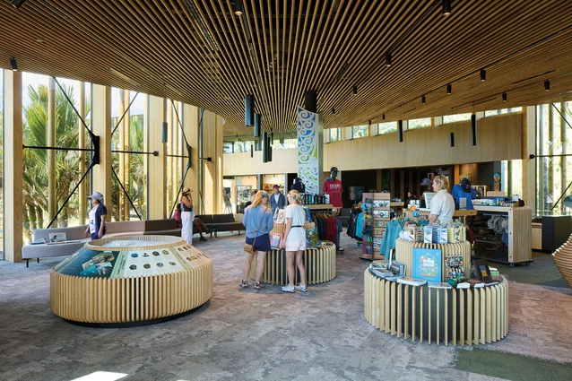 Winner - John Scott Award for Public Architecture: Punangairi Visitor Centreby Sheppard & Rout. 