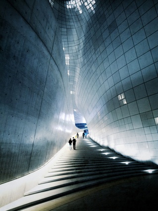 Dongdaemun Design Plaza in Seoul, South Korea.