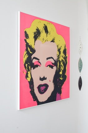 Marilyn by Andy Warhol: "This is a print but I’ve got two originals from Warhol’s Mick Jagger series in storage in London. I bought them 36 years ago."