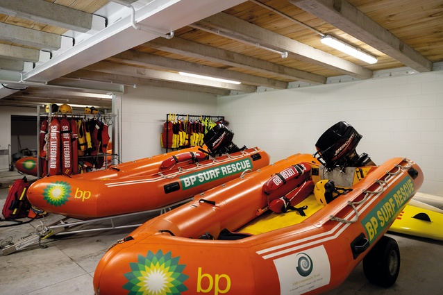 The basement provides space for boats, vehicles, first aid and general storage.