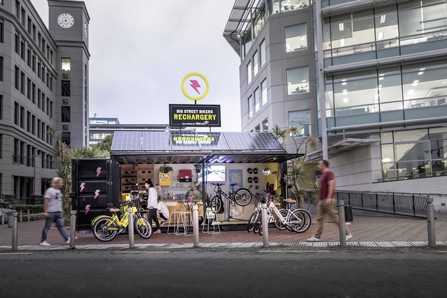 Big Street Bikers has a Rechargery in Wynyard Quarter where e-bike users can fuel up.