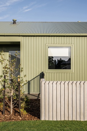 The 2024 Dulux Colour Awards Grand Prix New Zealand winner: Seven Colourful Little Houses, Faringdon by COMMON Architecture + Interiors.