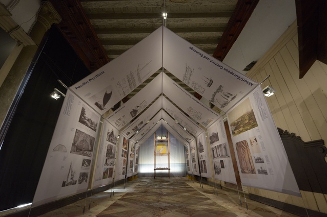 David Mitchell served as the creative director for New Zealand's first ever appearance at the Venice Biennale of Architecture in 2014.The pavilion, <em>Last Loneliest Loveliest</em>, is pictured here.