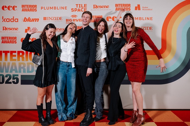 The team from Wonder, winners of the Workplace up to 1000m<sup>2</sup> for Motion Sickness Studio.