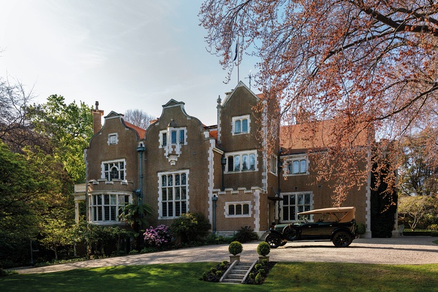 Olveston house exterior. 