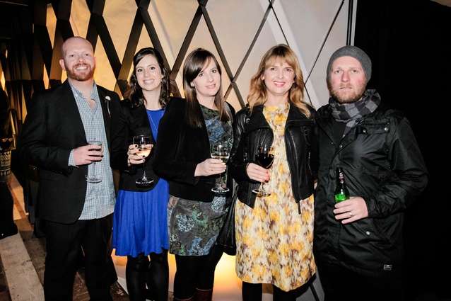 The Switch team with Simonne Mearns (center), brand manager at MINI.