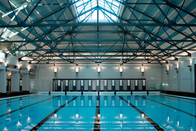 The Tepid Baths in Auckland following a $15.8 million concrete remediation programme.