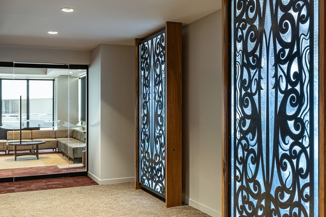 Shortlisted - Interior Architecture: DCC Executive Leadership Level by Parker Warburton Team Architects, Aukaha and Kaitiaki Studios in association.