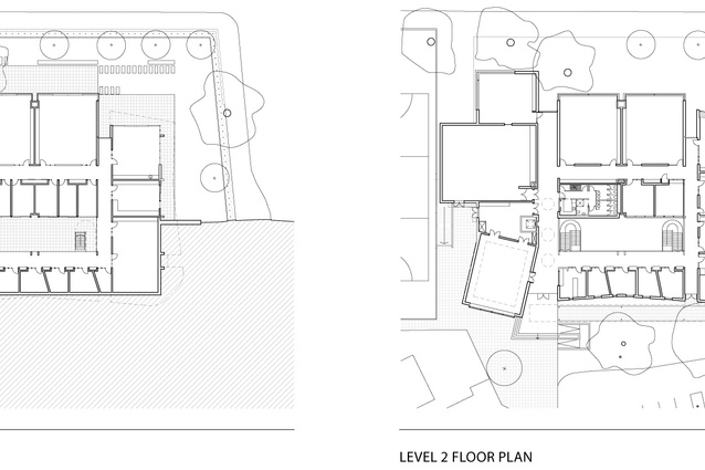 Level 1 and 2 floor plan.