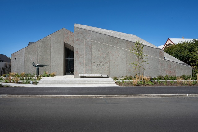 A street view of the recently opened museum and art gallery.
