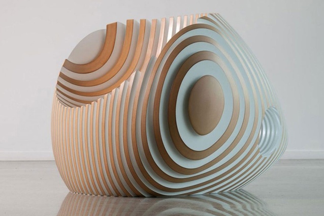 Beehive by Graeme Roebeck, winner of the 2011 Formica Formations Design Competition Professional category.