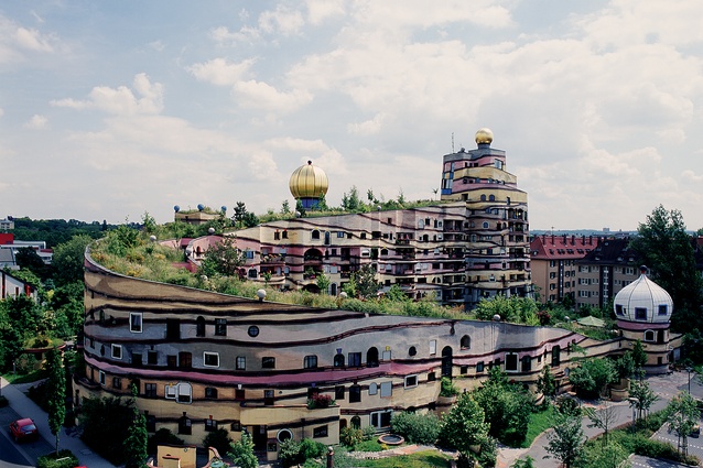There are more than 20 Hundertwasser buildings in the world, including Waldspirale in Darmstadt, Germany.