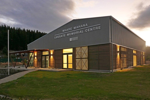 Shortlisted - Public Architecture: Whare Mahana (Luggate Memorial Centre) by Salmond Architecture, Hiberna Construction and WSP.