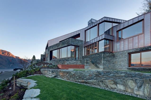 This is a large, dynamic house that nevertheless sits well within its surroundings.