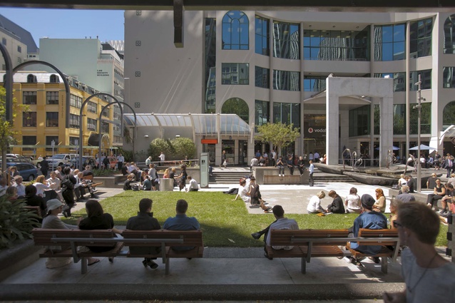 Midland Park’s revitalised grass and planting create a greater sense of open space. 