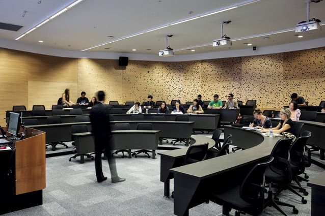 A smaller lecture room.