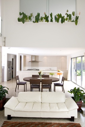 The living room of the Glen Iris, Melbourne home. 