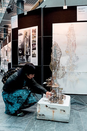 Student exhibition, Auckland.
