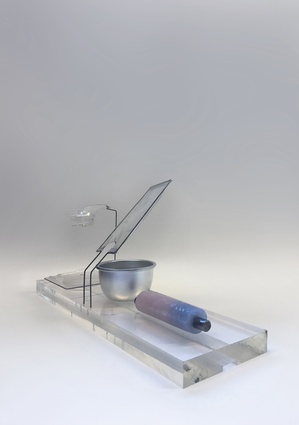 A special effect model which blushes, blanches and sweats – part of Elliott Morgan's winning project <em>Morphosis of Social Conscience</em>. 