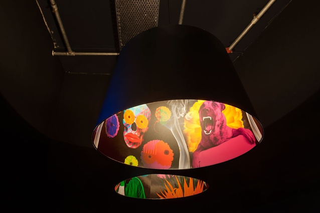 Bespoke lampshades riff on motifs commonly associated with Día de los Muertos – the Mexican Day of the Dead. Marigolds and skulls are classic staples of this festival. Pink bears, possibly not so much. 