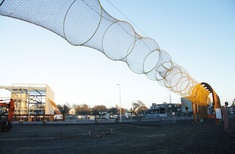 Eel trap in central Christchurch