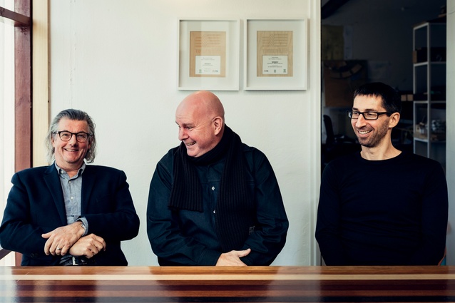Andrew Bull, Michael O'Sullivan and Glenn Watt of Bull O'Sullivan Architecture.