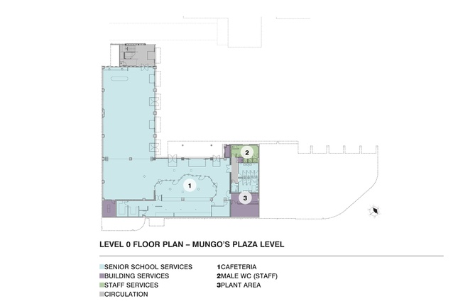 Level 0 floor plan.