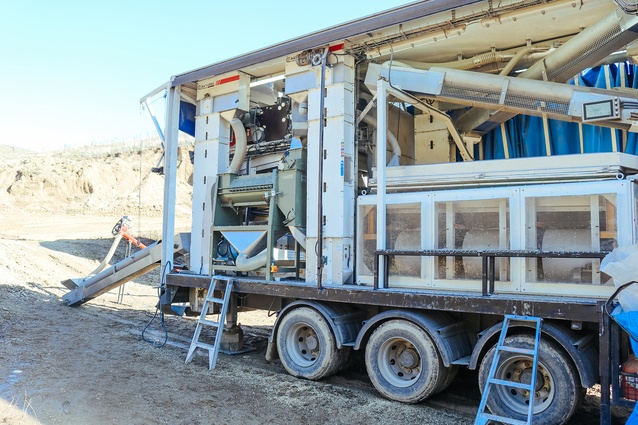 This mobile seed cleaner allows for seed to be cleaned onsite, dramatically reducing the carbon emissions typically required to complete this process.