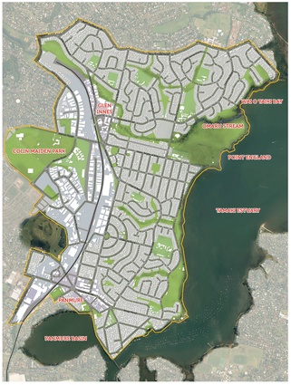 Tāmaki Regeneration by Jasmax in Glen Innes, Panmure and Point England. A large scale, urban transformation project currently in progress.