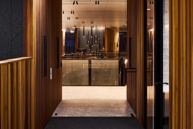 Finalist: Workplace over 1000m<sup>2</sup> - Chapman Tripp Wellington Fitout by Studio Pacific Architecture.