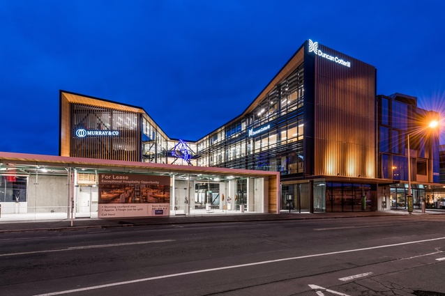 Commercial Architecture category finalist: Duncan Cotterill Plaza, Christchurch by MAP.