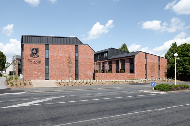 Shortlisted - Housing – Multi-unit: University of Waikato Knighton Road Student Apartments by Chow:Hill Architects.