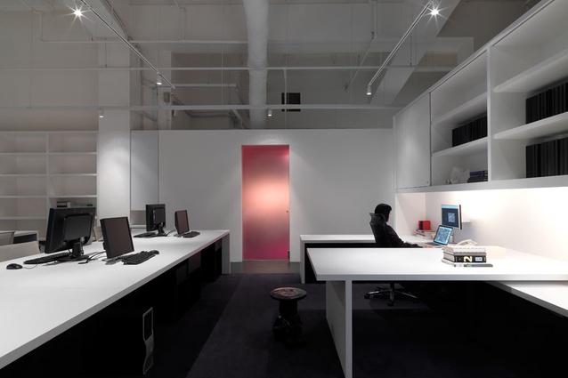 Ministry of Design, Singapore, picked up the Best Office award at the Inside Festival. The project, called Barcode Office, is the design firm's own offices. 