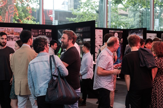 All of the finalists' projects were on display in the Neon Foyer at the University of Auckland for the public to enjoy.