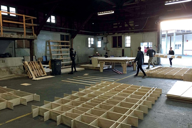 Fabrication of the Thoreau Hut was undertaken at Makers of Architecture’s factory in Wellington. 