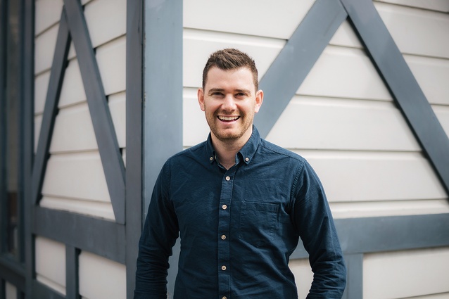 This year’s Emerging Design Professional Award winner, Matt Reid of Warren and Mahoney.