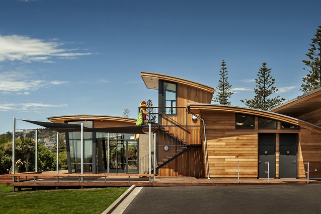 Public Architecture Award: Sumner Surf Lifesaving Club Pavilion by Wilson & Hill Architects. 