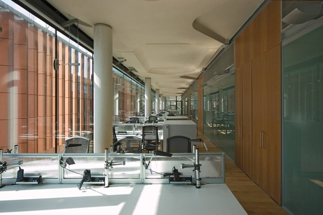 The University College London Cancer Institute: Paul O'Gorman Building in London, by Grismhaw Architects.