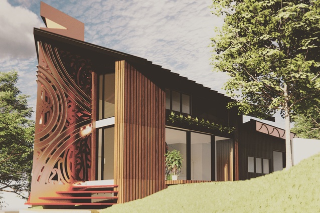 Dalton is building Te Motu-arai-roa (Waiheke Island) House this year.