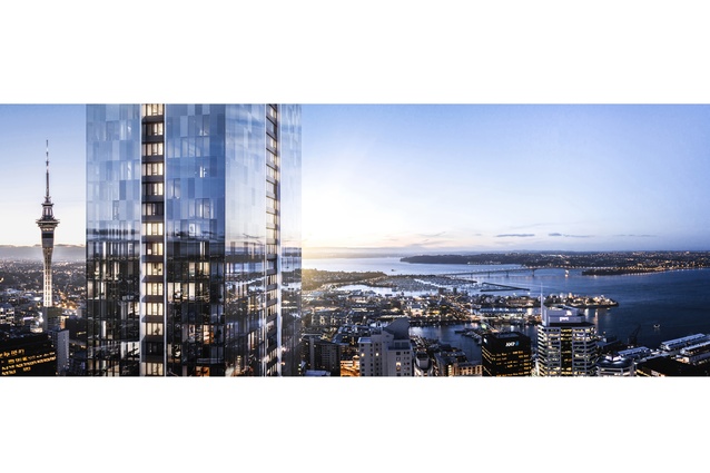 The exterior will also reflect the city and the views beyond.