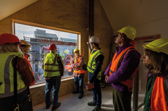 Behind the fences at the Youth Hub by Field Studio, 2024.