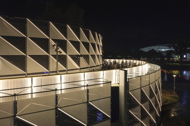 Winner, Best Installation Design: Adelaide Festival Pavilion - The Summerhouse by CO-AP (Adelaide, SA).