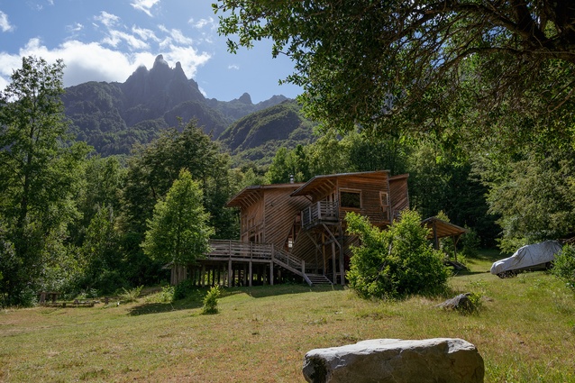 Andrés Garcés’ house in the South of Chile built solely from a single species of native timber felled on neighbouring properties. 