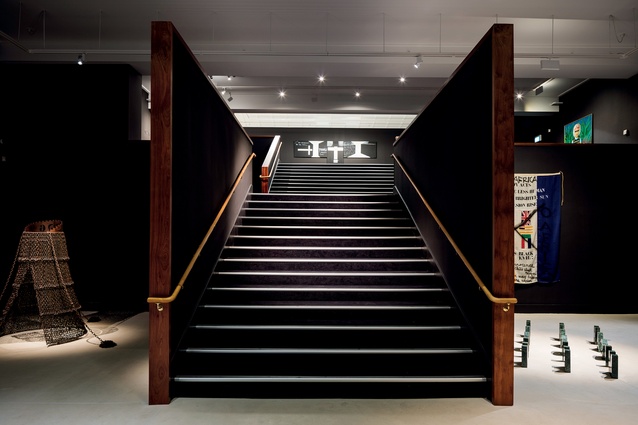 Billy Apple's work, <em>Altered Staircase: The Given as an Art-Political Statement</em> (1980), remains today. 