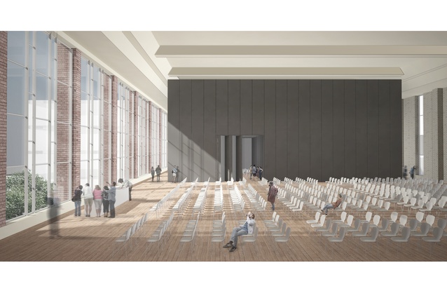Interior render of Broadmeadows Town Hall.