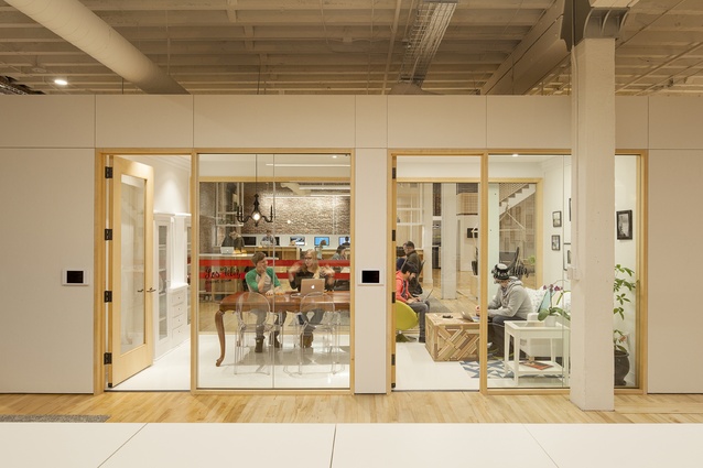 Airbnb office in Portland, designed by Bora Architects and Aaron Taylor Harvey and Rachael Yu.