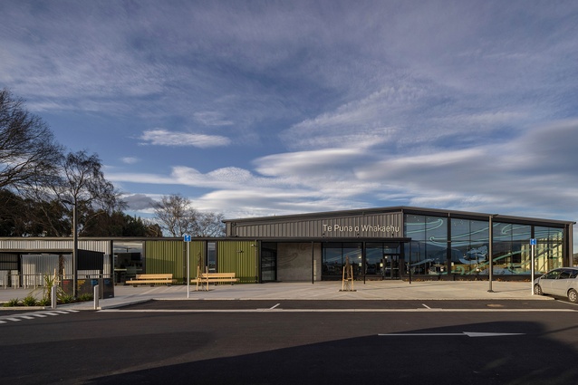 Winner - Public Architecture: Te Puna o Whakaehu by McCoy and Wixon Architects and Maguire and Harford Architects in association.