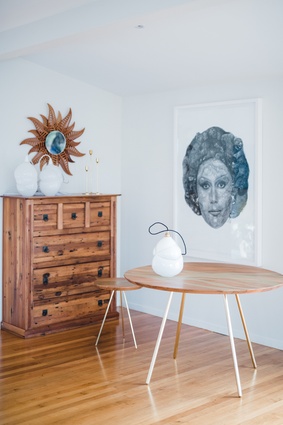 Pieces from Lyzadie Design Studio’s collections, found in the designer’s home.