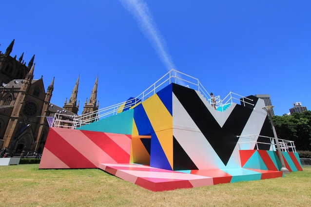 Installation-Experiential-Product Award: Higher Ground by Maser, for the Sydney Festival.