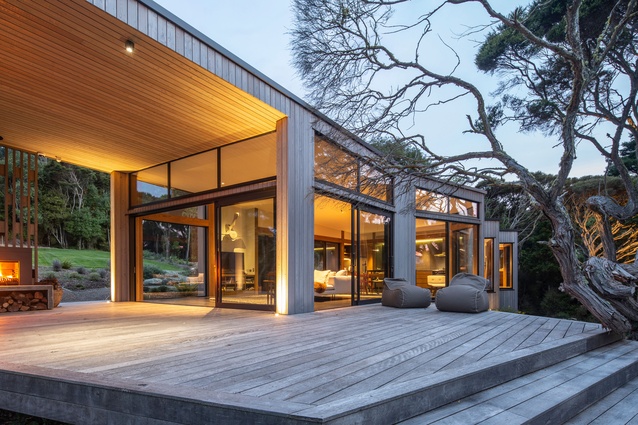 Finalist: Residential Design Award – Blueskin Bay Retreat by Mason and Wales Architects.